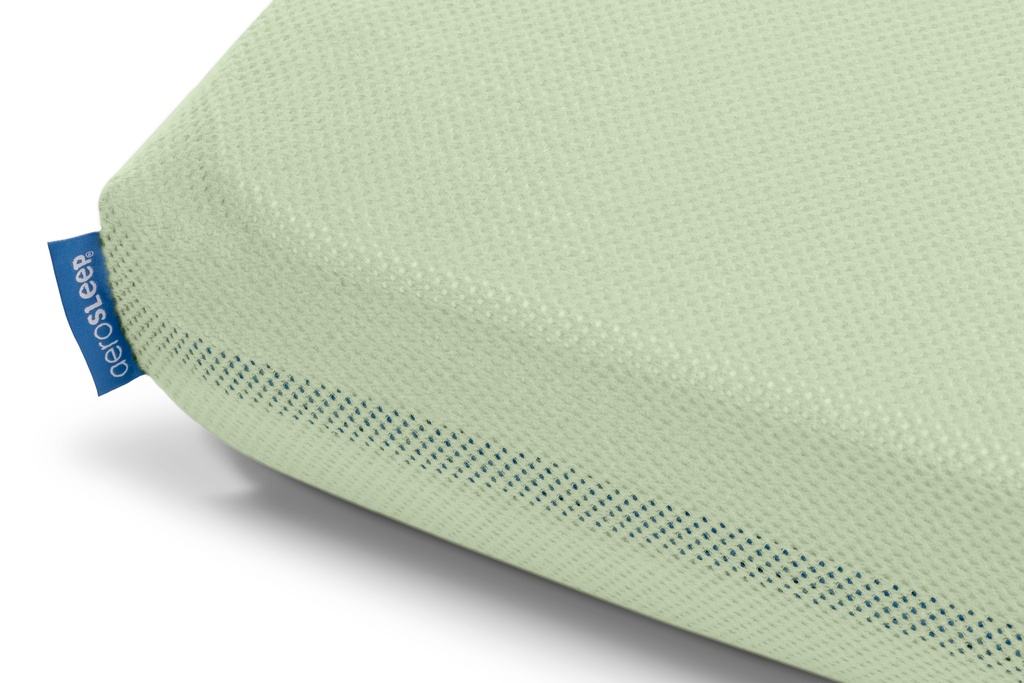 HOESLAKEN, Sleep Safe, Premium, olive, 60x 120cm, vr babybed 60x120, uni, Fitted Sheet, polyester, 1 stuk(s)