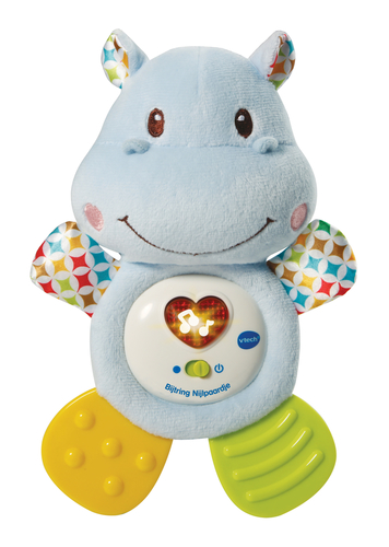 Vtech | Interactieve Knuffel Bijtring Nijlpaardje Blauw 