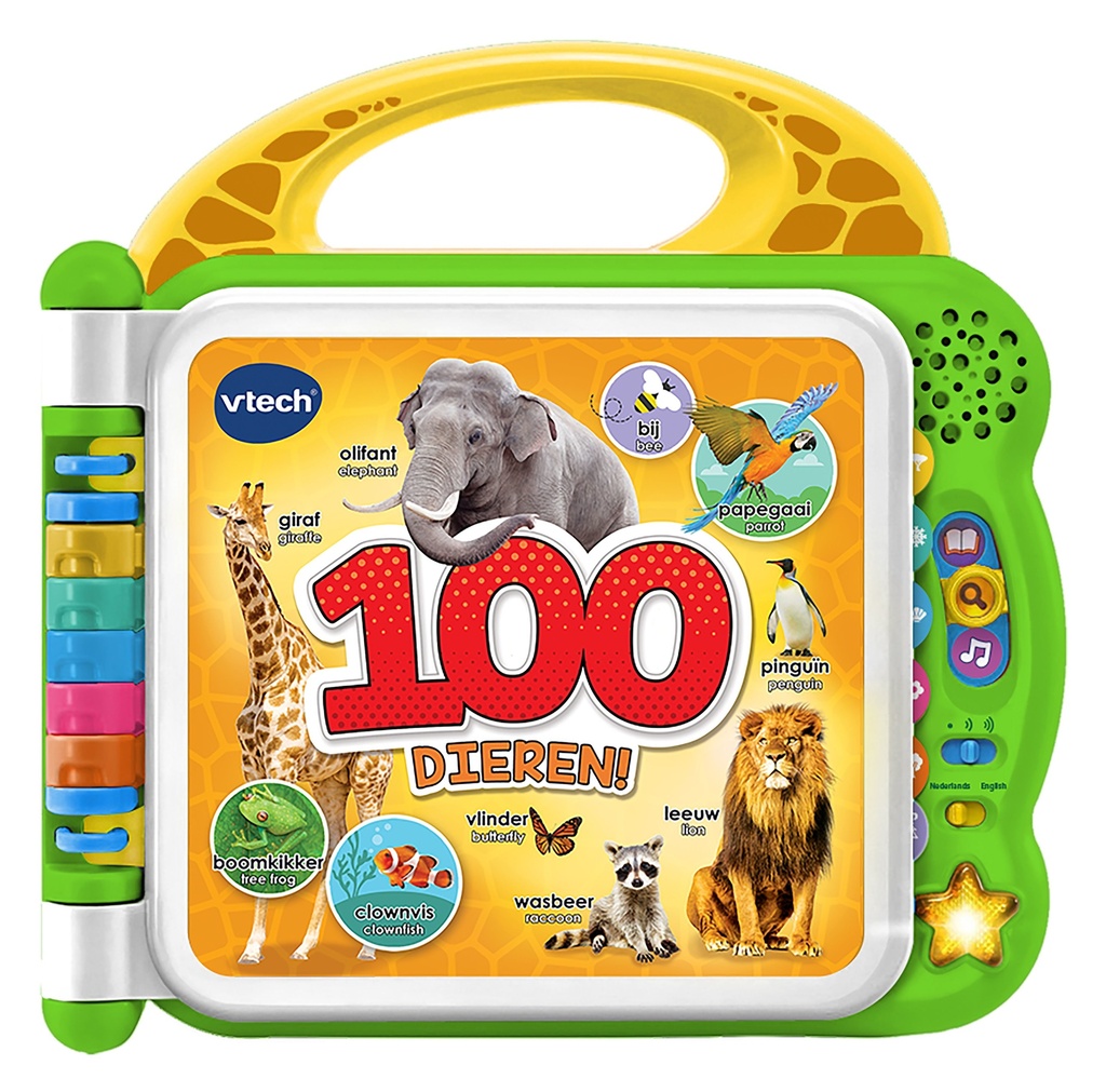 Vtech | Interactief Boek Mijn Eerste 100 Woordjes - Dieren 