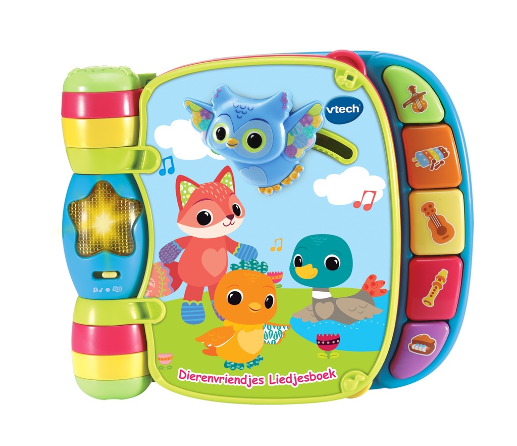 Vtech | Interactief Boek Liedjesboek Dierenvriendjes Blauw