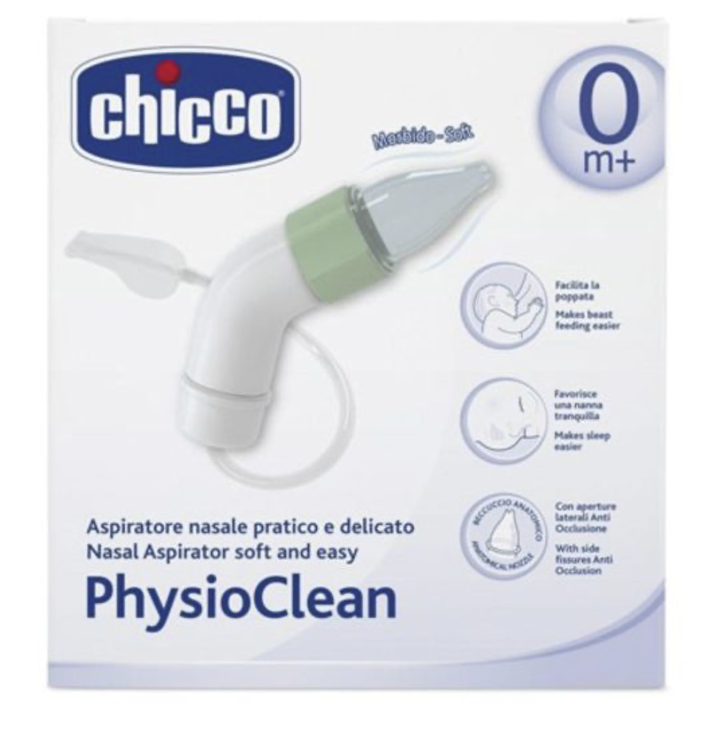 Chicco | Neuspomp Physioclean Soft & Easy Zuigsysteem met Slangetje Wit