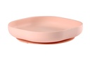 PLAT BORD, vierkant, pink, roze, uni, volledig silicone, met zuignap, 1 stuk(s), bord, 2020