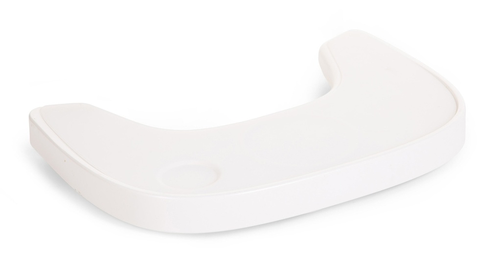 EETBLAD, ABS, white, wit, vr eetstoel Evolu 2/Evolu ONE.80°, afm: 34x50x5 cm, incl silicone placemat