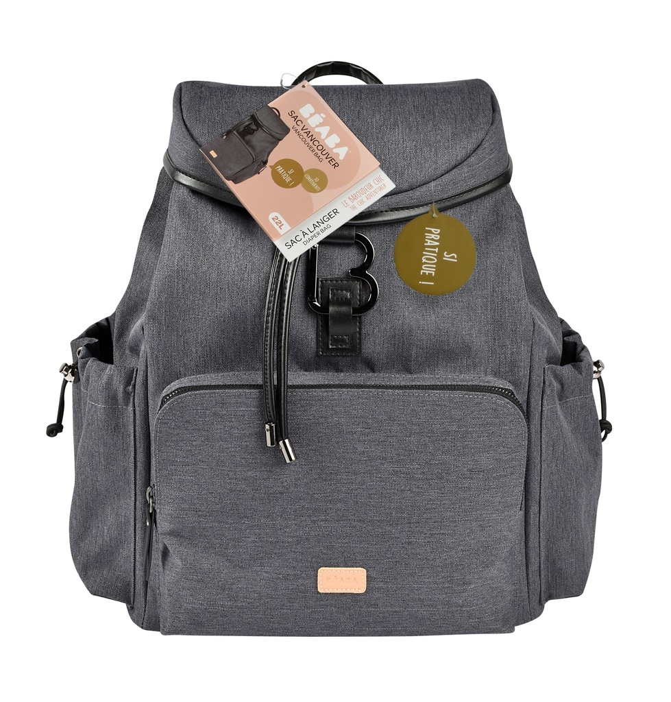 Beaba | Verzorgingstas Backpack Vancouver Dark Grey