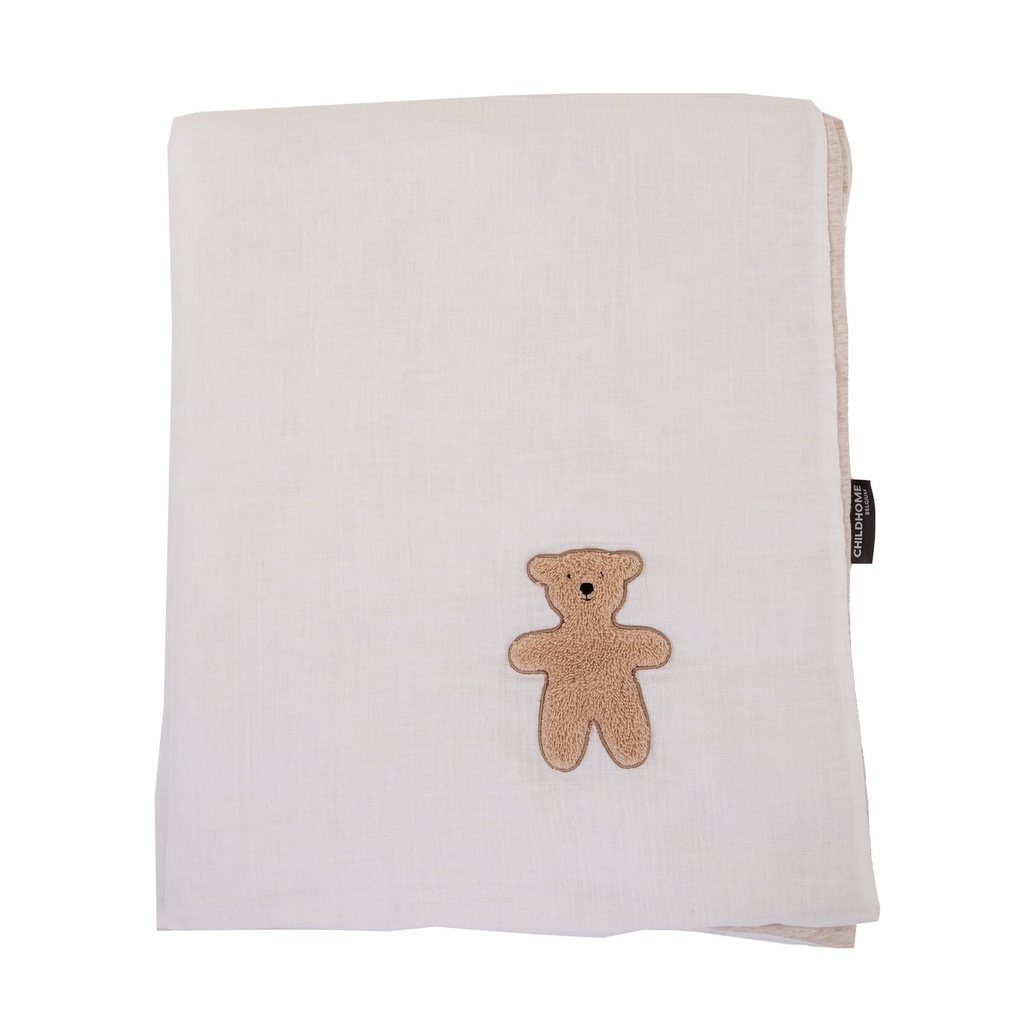 Childhome | Deken 80x100cm Teddy bruin/ecru 