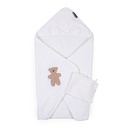 Childhome | Badcape Teddy bruin/ecru