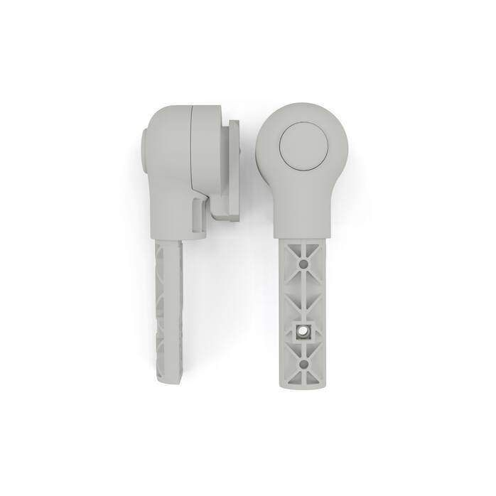 ADAPTER, Adapter Set, light grey, vr Bouncer op eetst. Lemo te bev./verleng- stukken vr op poten v. eetst. te bev.