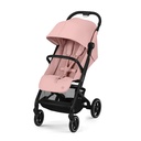 BUGGY, Beezy 2.0, candy pink-light pink, roze, black aluminium frame, vierwieler, 2024