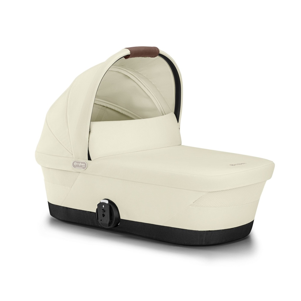 DRAAGMAND, Gazelle S Cot 2.0, seashell beige-light beige, Gazelle S 2.0, Gold, +matras, +wiegdekje, +zonnekap, 2024