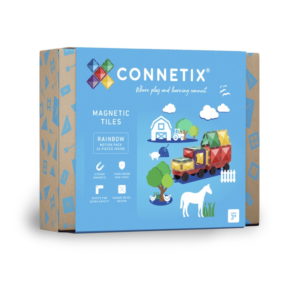 Connetix | Magnetische Blokken Motion Pack Rainbow 24pcs