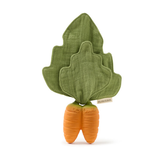 Oli&Carol | Bijtspeelgoed Cathy the Carrot Mini Doudou-Teether