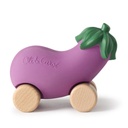 Oli&Carol | Bijtspeelgoed Emma the Eggplant Car