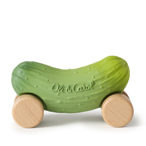 Oli&Carol | Bijtspeelgoed Pepino the Cucumber Car