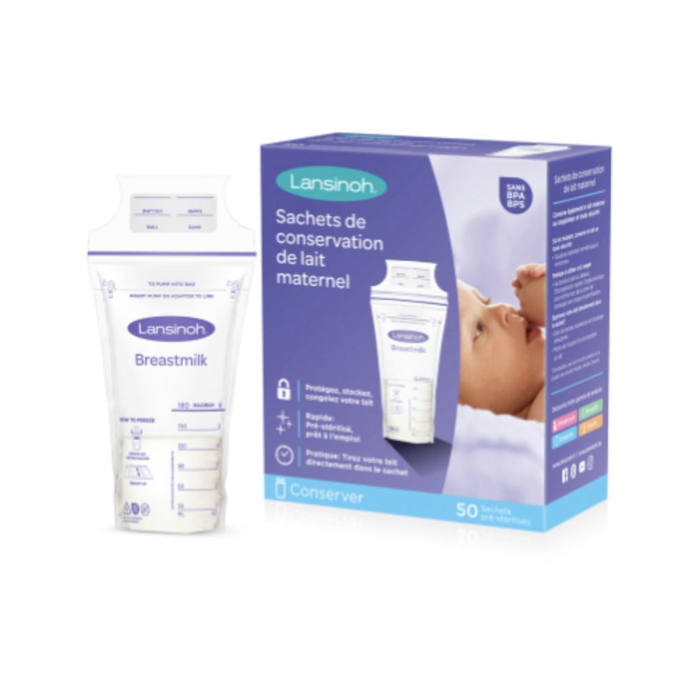 Lansinoh | Bewaarzakje Moedermelk Bewaarzakjes 180ml 50st