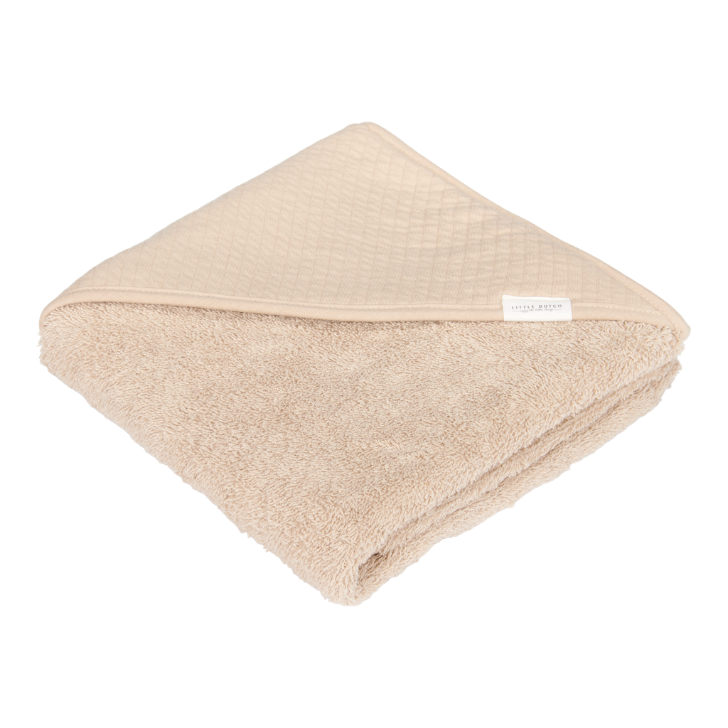 Little Dutch | Badcape Newborn Naturals Pure beige