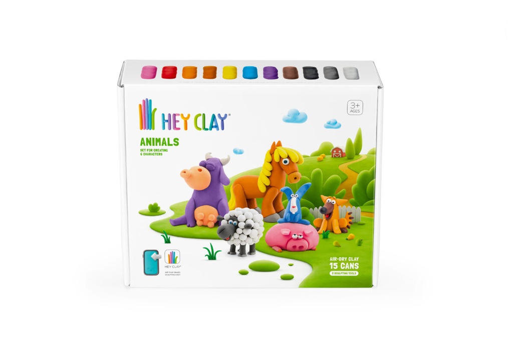 Hey Clay | Boetseerklei Animals