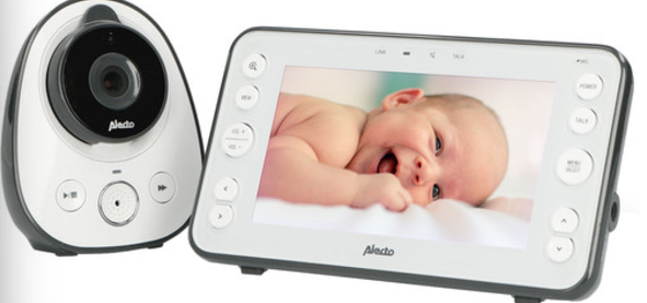 Alecto | BEELDBABYFOON, DVM150, digitaal/FHSS, terugspr.f., slaapliedjes , LCD scherm, buiten tot 300 m, babyfoon