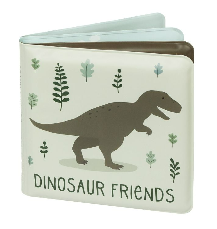 A Little Lovely Company | Bath Book Dinosaurussen Groen +0M