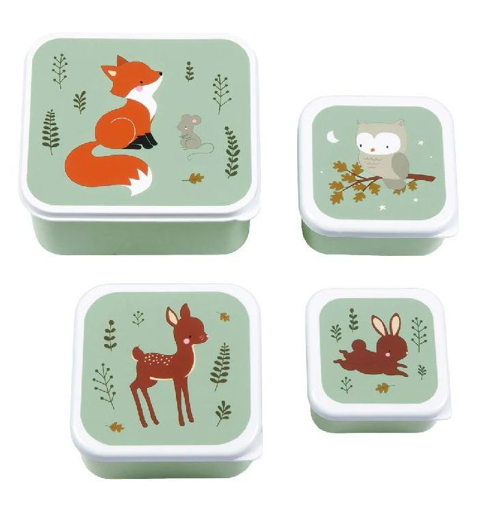 A Little Lovely Company | Lunch & Snack Box Bosvriendjes PP/kunststof