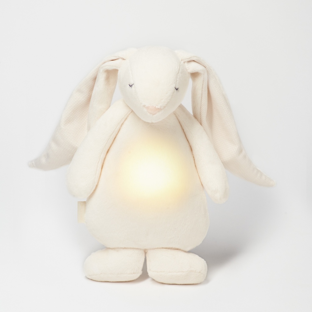 Moonie | Slaapknuffel The Humming Friend Rabbit cream 28cm