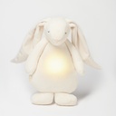 SLAAPKNUFFEL, Moonie, konijn, cream, ecru, uni, textiel, +muziek, vanaf 0 maand, The Humming Friend Rabbit