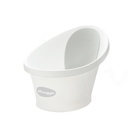 BAD/BADEMMER, Shnuggle Bath, white/grey, 2L, kunststof, antislipmat, rugsteun, 36x61x39cm, MET BADSTOP