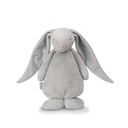 Moonie | Slaapknuffel The Humming Friend Rabbit silver 28cm 