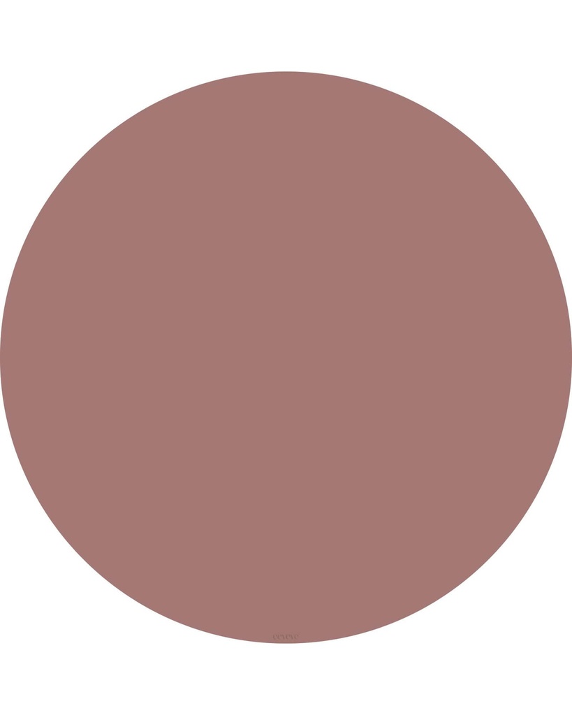 KNOEIMAT, Round Splash Mat, powder blush, roze, uni, rond model, vinyl, 0.1x110cm