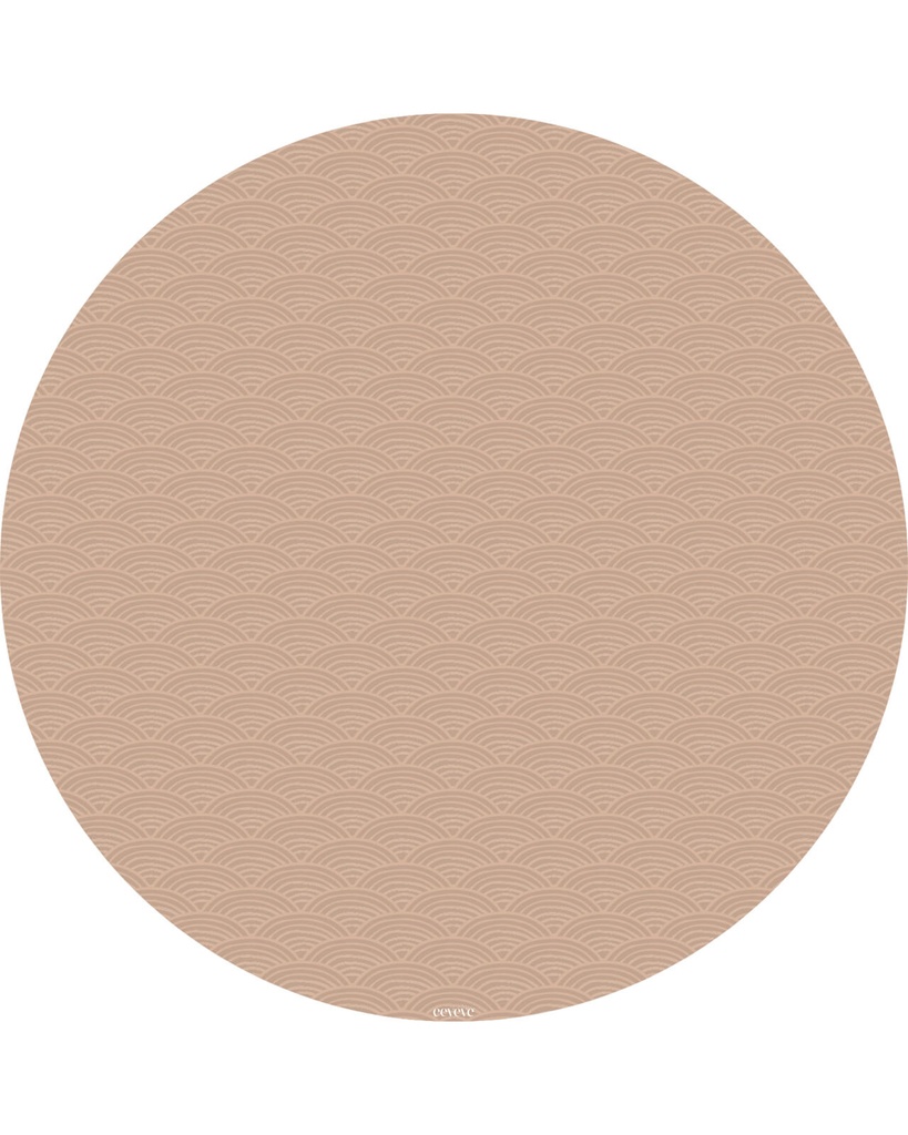 Eeveve | Knoeimat Round Splash Mat rainbow mocha