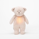 Moonie | Slaapknuffel The Humming Bear Organic rose natur 28cm