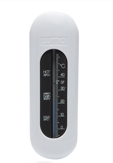 BADTHERMOMETER, analoog, Snow White, Bath thermometer, wit, ovaal, waterdicht, thermometer