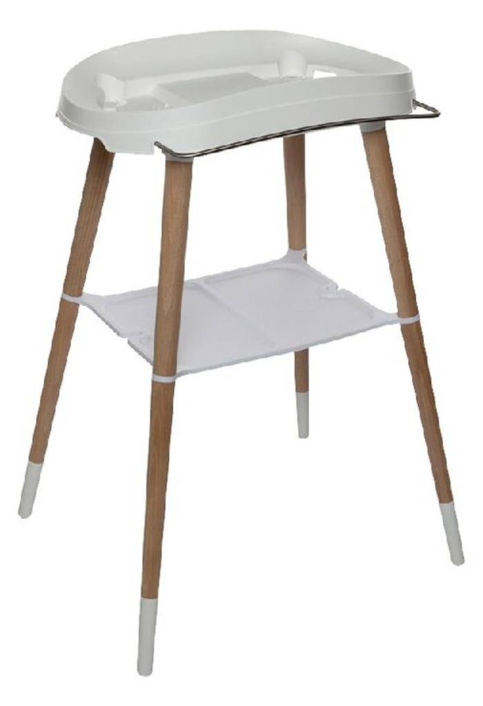 BADSTAANDER, Bath stand Sense, White, wit, voor babybad Bébé-Jou Baby bath Sense, kunststof/hout, BBJ