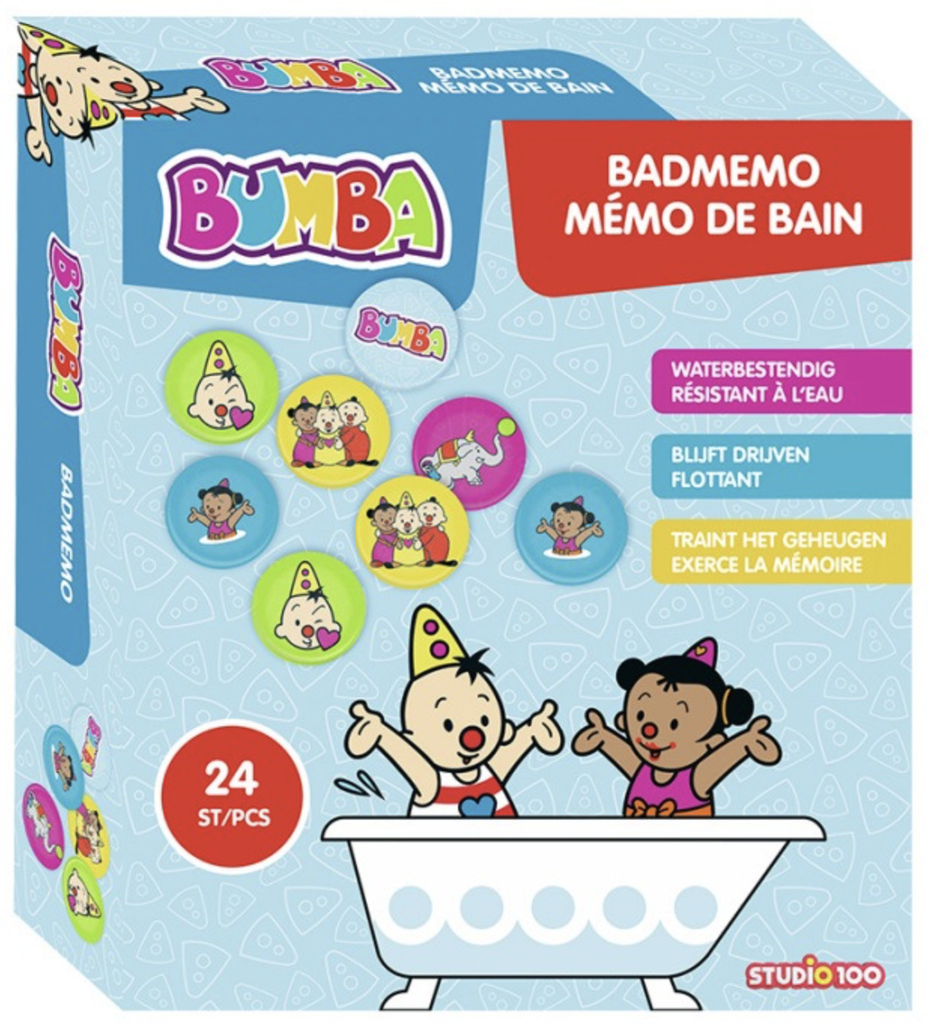 BADSPEELGOED, Bumba Bad Memo - Bumbina, multikleur, bumba vriendjes