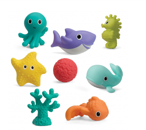 Infantino | Badspeelgoed Aquarium Squirtes +0M