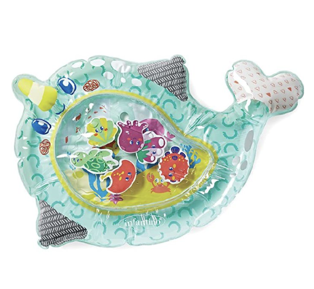 Infantino | Speeltapijt Zonder Speelboog Pat & Play Water Mat Narwal +3M