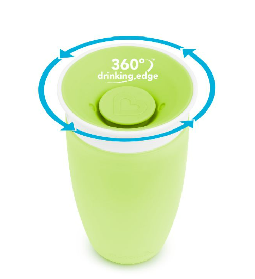 DRINKBEKER, 296 ml, green, Miracle 360° Sippy Cup, groen, uni, kunststof, 1 stuk(s)