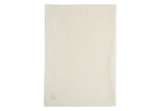 [461104] DEKEN, 75x100cm, TOG 0.9, ivory, Basic Knit, ecru, uni/uni, tricot, voor wieg/draagmand/park, SS23