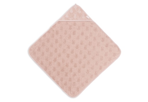 [475080] BADCAPE, Miffy Jacquard wild rose, roze, brod nijntje, badstof, 75x75cm, 2023