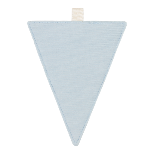 [452455] TEXTIEL VLAG, blauw, geribbeld, textiel, L: 12 cm, Vlaggenlijn, decoratie, 2022