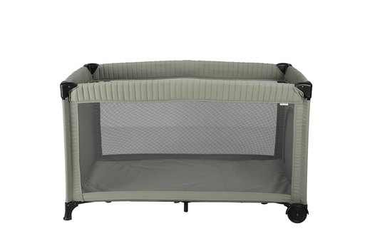 [479495] REISBED, Logeerbed, olive, groen, uni, 65x74x125cm, tot 15 kg, op wielen, met transporttas, 2024