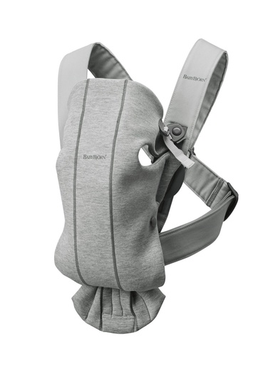 [344221] BabyBjorn | Babybuidel Mini 3D Jersey 3.5kg-11kg Light Grey