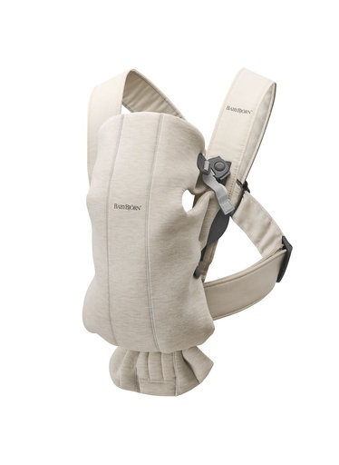 [447874] BabyBjorn | Babybuidel Mini 3D Jersey 3.5kg-11kg Lichtbeige