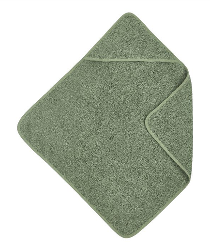 [425368] BADCAPE, Basic Badstof forest green, groen, uni, badstof, 75x75cm