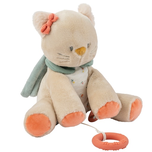 [477609] Nattou | Muziektrekker Musical Lana the cat Mila, Lana & Zoe  zand beige 30cm