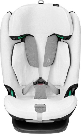 [464745] AUTOSTOEL HOES, white, vr Titan Pro2 i-Size/ Titan Plus i-Size, badstof, bio katoen, vr groep 1/2/3, 2023/2024