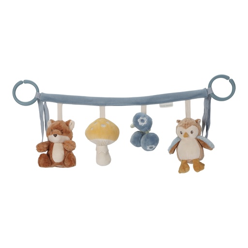 [490603] Little Dutch | Wagenspanner Forest Friends Blauw +0M