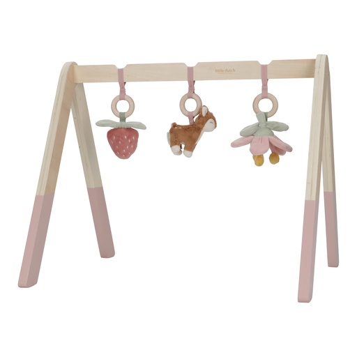 [490412] Little Dutch | Speelboog Met Speeltjes Fairy Garden Roze +0M