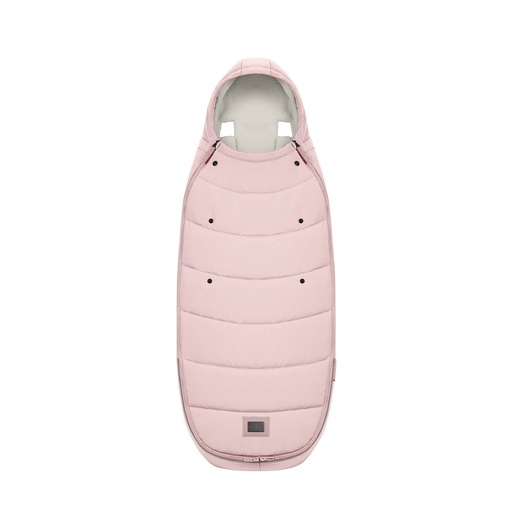 [469201] VOETENZAK, peach pink - light pink, uni, fleece, klassiek model, vr Priam 4.0/e-Priam, 2023