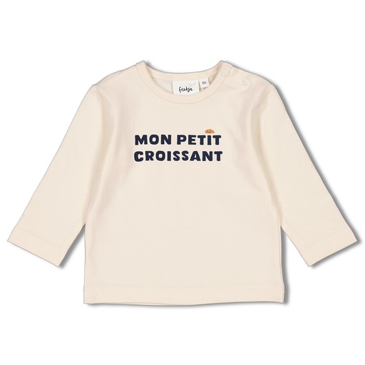 [506366] Feetje | T-shirt - Club Croissant Offwhite Maat 56