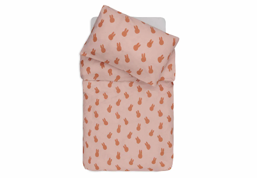 [510621] Jollein | Donsovertrek Miffy Shadow Wild Rose 100x140cm